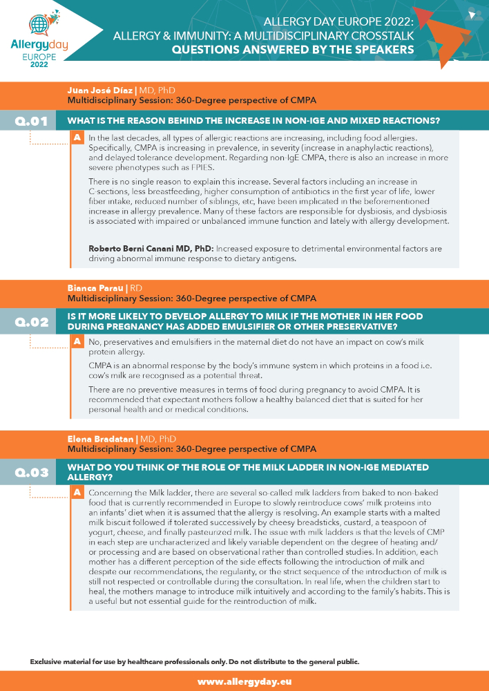 Allergy Day Europe 2022: Allergy & Immunity - 6
