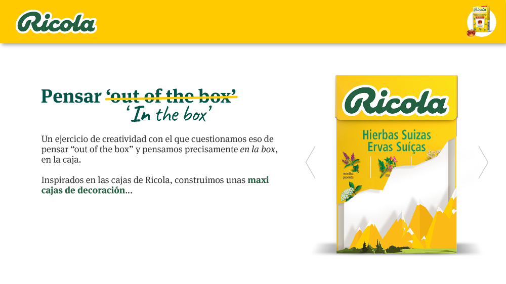 Ricola, Think in the box - 5