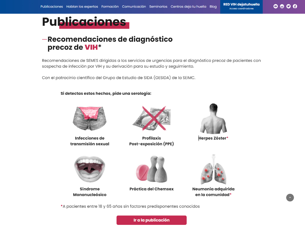 Web Deja tu Huella - 3