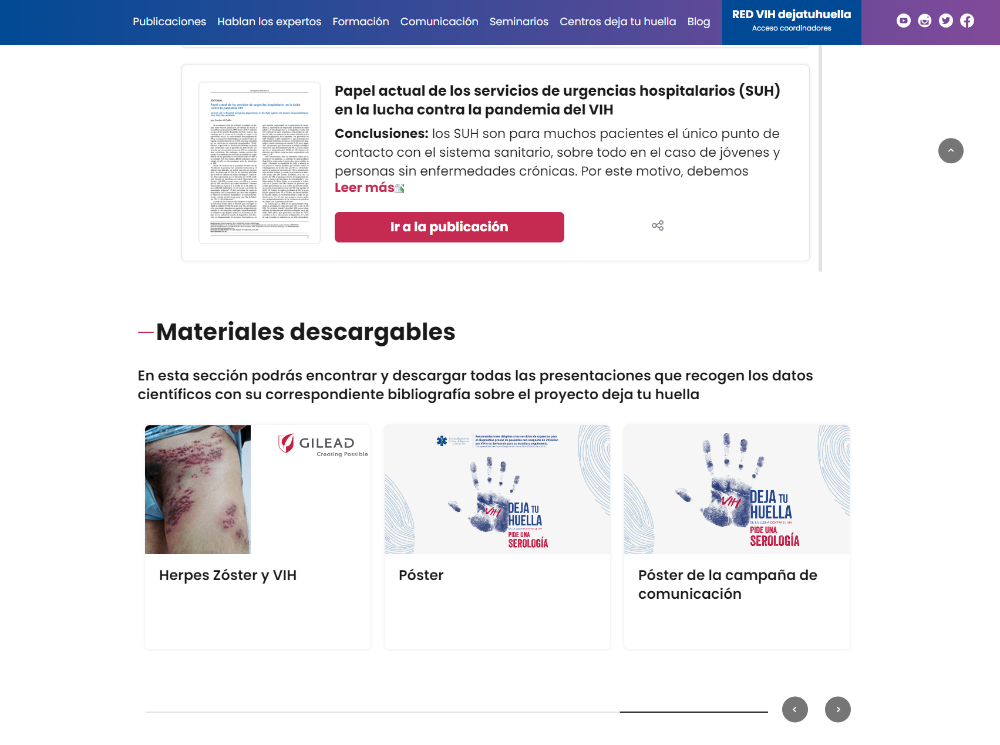 Web Deja tu Huella - 4