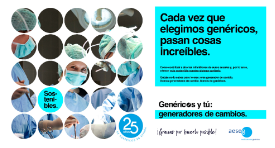 GENÉRICOS Y TÚ, GENERADORES DE CAMBIO