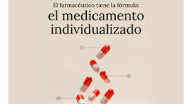 El farmacéutico tiene la fórmula