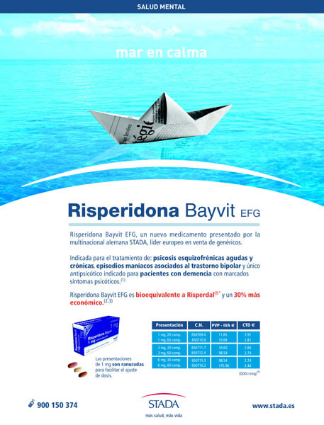 Lanzamiento de Risperidona Bayvit EFG - 1