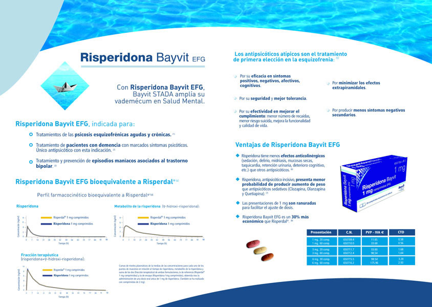 Lanzamiento de Risperidona Bayvit EFG - 3