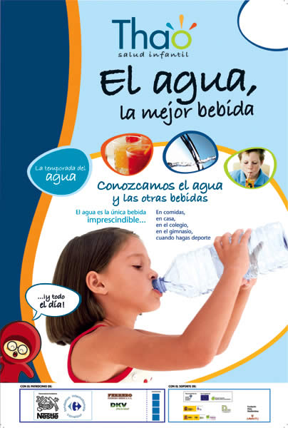 Cartel: el agua, la mejor bebida - 1