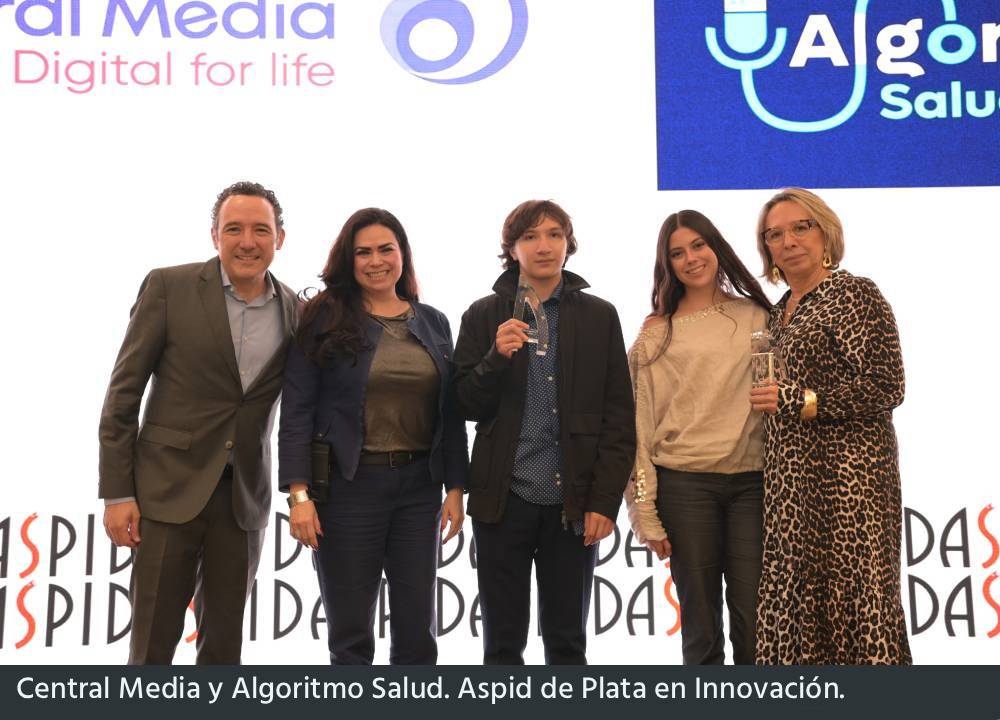 Central Media y Algoritmo Salud. Aspid de Plata en Innovación.