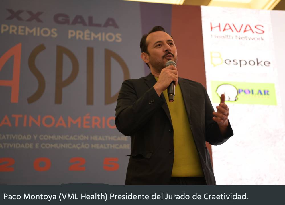 Paco Montoya (VML Health). Presidente del Jurado de Creatividad.