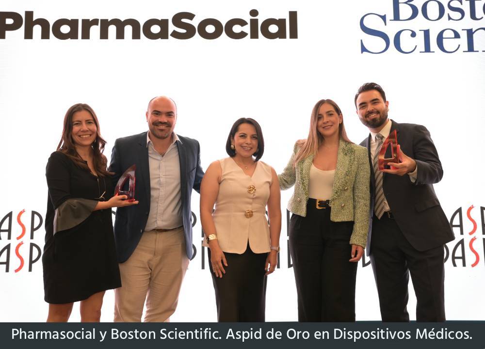 Pharmasocial y Boston Scientific. Aspid de Oro en Dispositivos Médicos.
