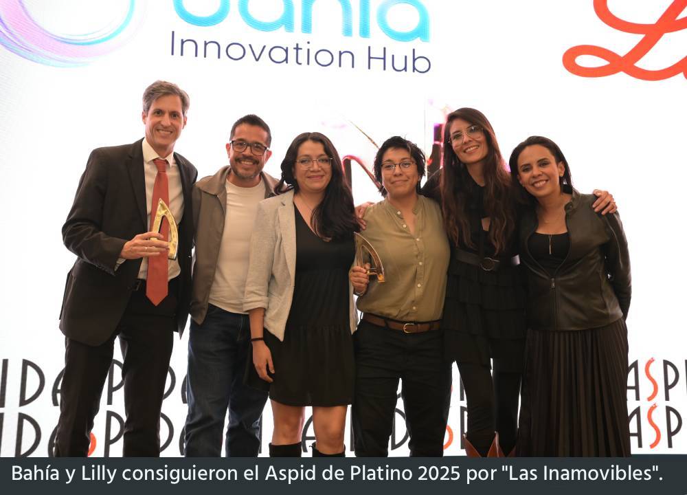 Bahía y Lilly consiguieron el Aspid Platino 2025 por la obra "Las Inamovibles"