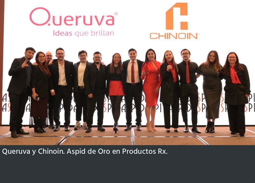 Queruva y Chinoin. Aspid de Oro en Productos Rx.