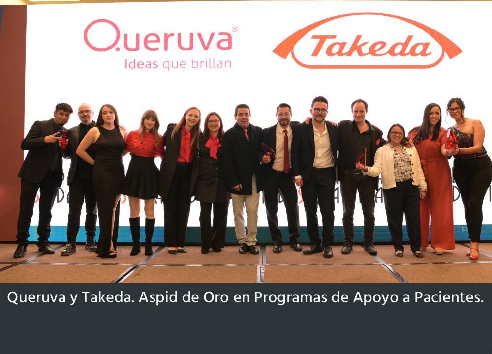 Queruva y Takeda. Aspid de Oro en Programas de apoyo a Pacientes.
