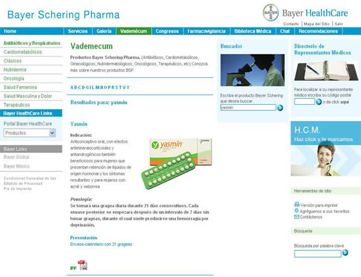Sitio Web sólo Médicos - 3