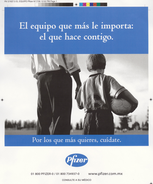 Campaña impresa Pfizer corporativa - 1