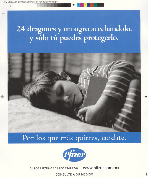 Campaña impresa Pfizer corporativa - 2