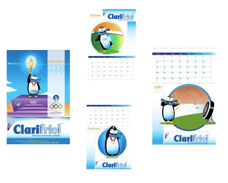 Calendario Olímpico Clarifiol - 1