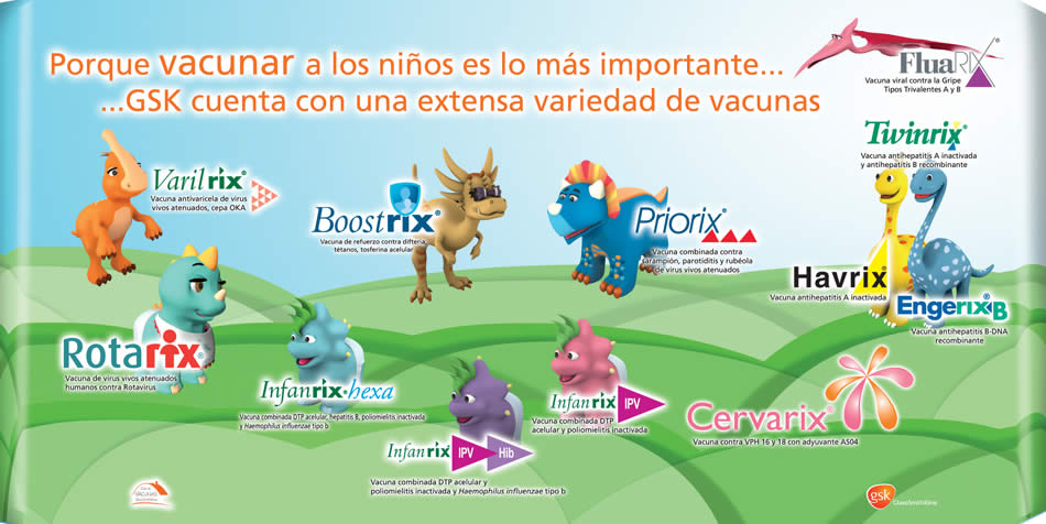 Stand Dinos Casa de Vacunas GSK - 1