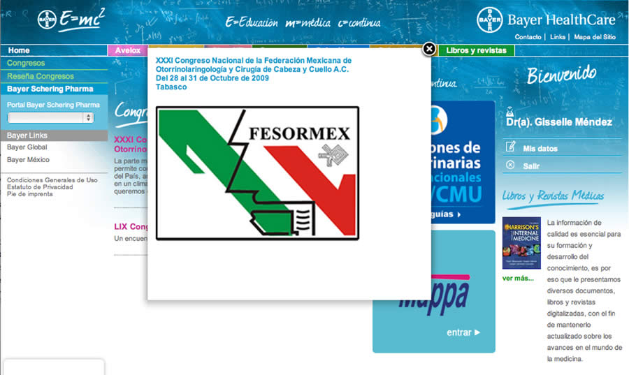 Sitio web Educación Médica Continua - 3