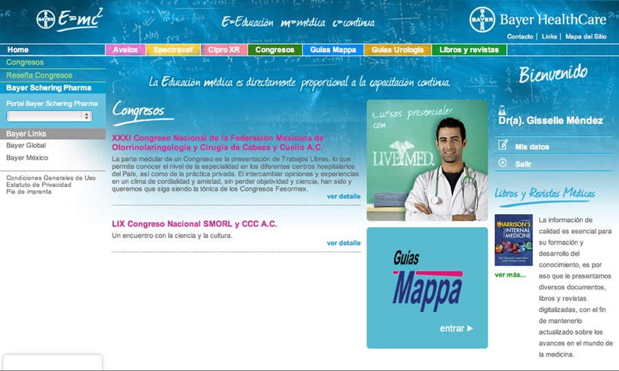 Sitio web Educación Médica Continua - 4