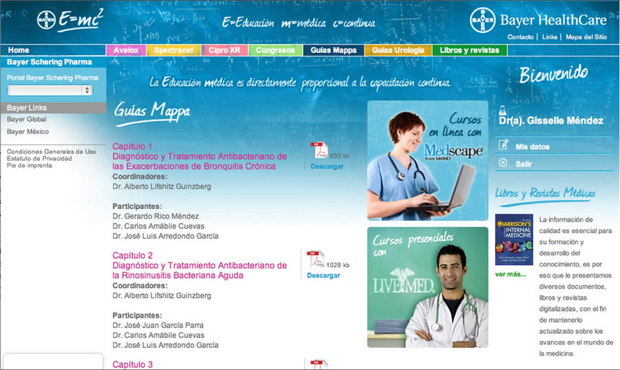 Sitio web Educación Médica Continua - 5