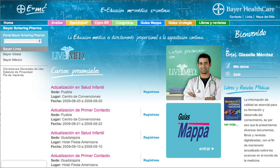 Sitio web Educación Médica Continua - 8