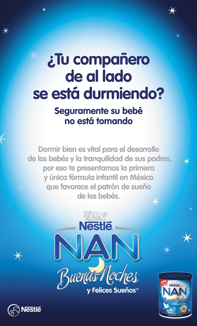 Si su bebé no toma NAN Buenas Noches - 2