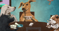 Perros Poker