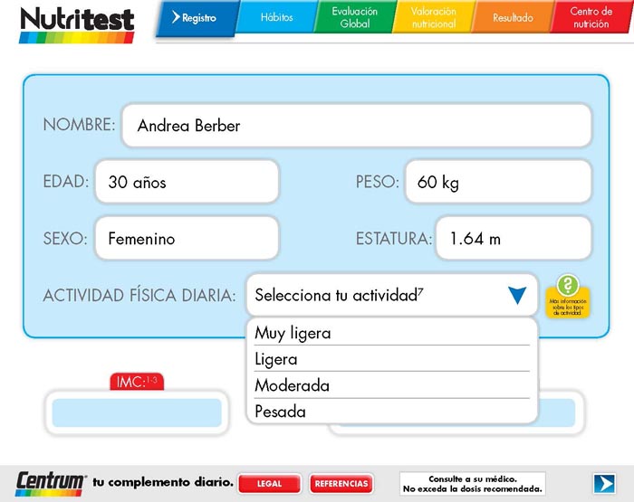 Nutritest de Centrum - 2