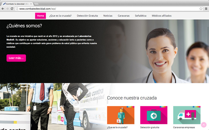 Web Combate Obesidad - 2