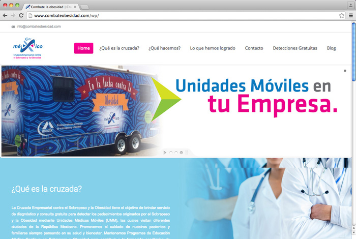 Pagina Web Combate Obesidad - 1