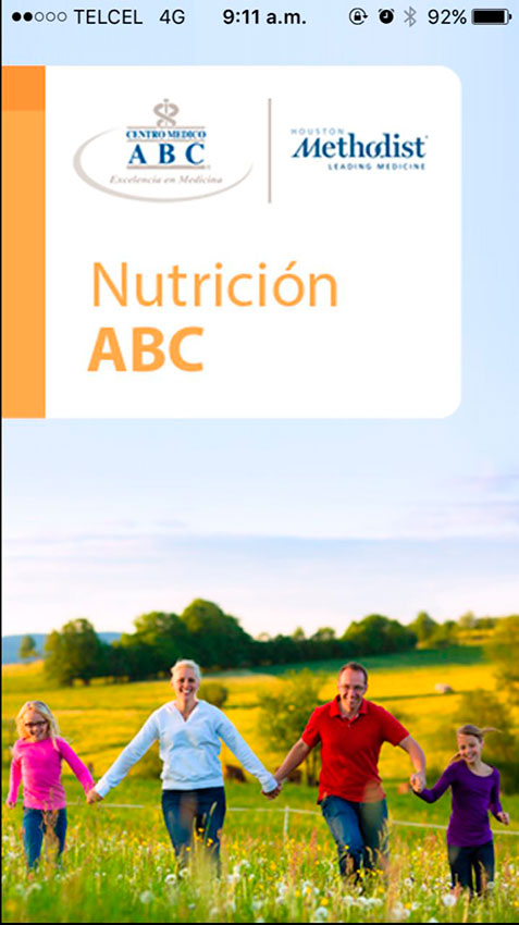 App Nutrición ABC - 1