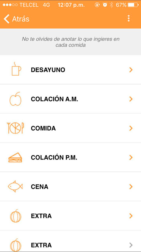 App Nutrición ABC - 3