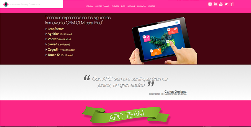 Página web APC - 3