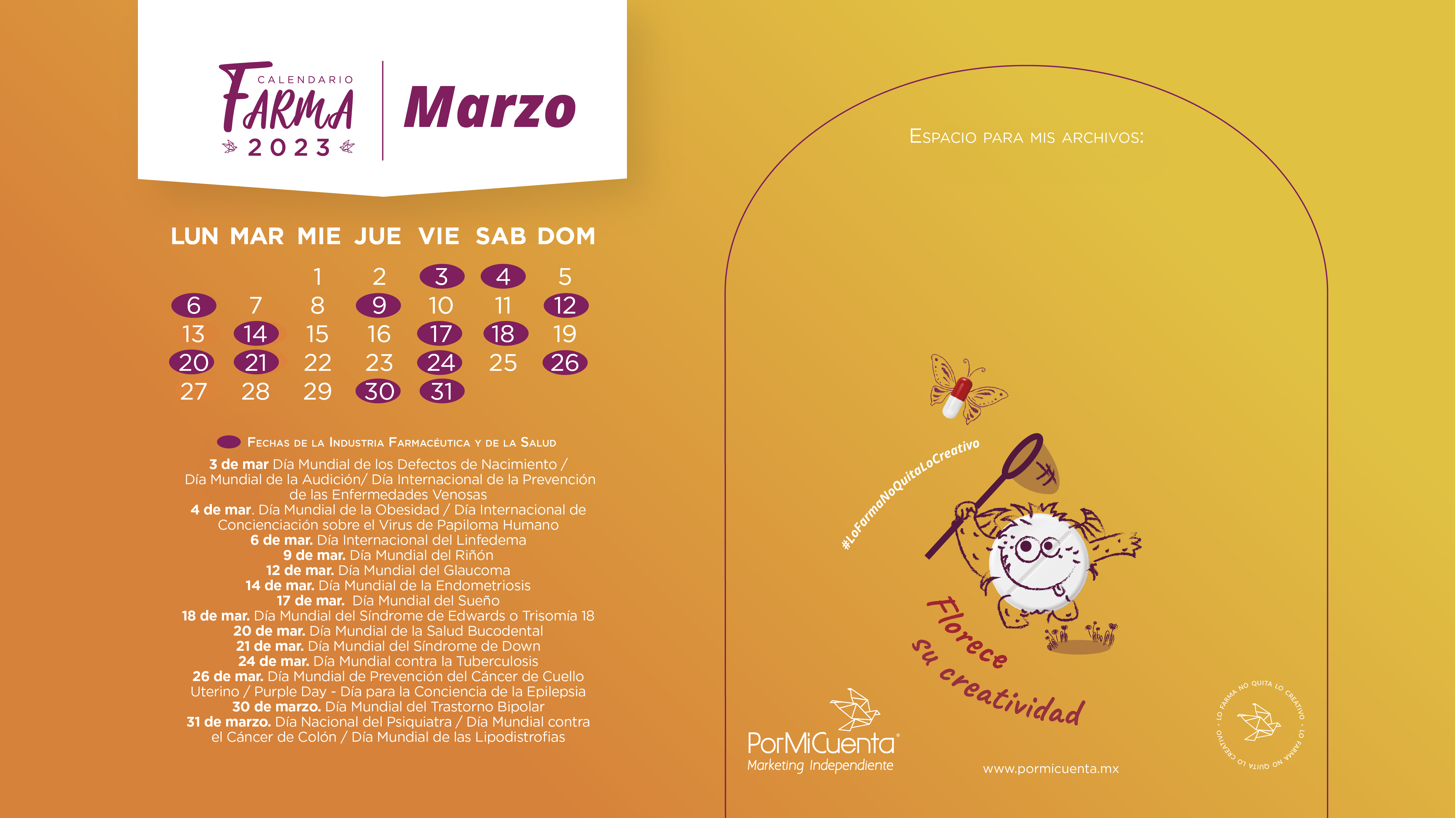 Calendario Farma PorMiCuenta - 4