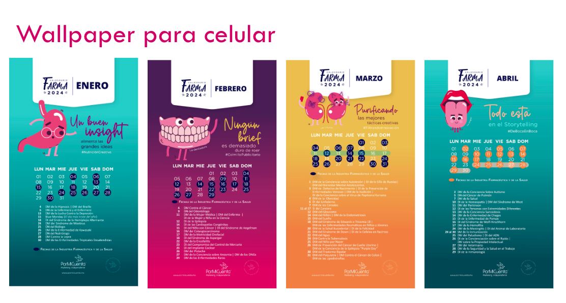 Calendario Farma 2024 Insights de Anatomía - 2