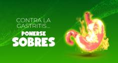 Sobres con la gastritis